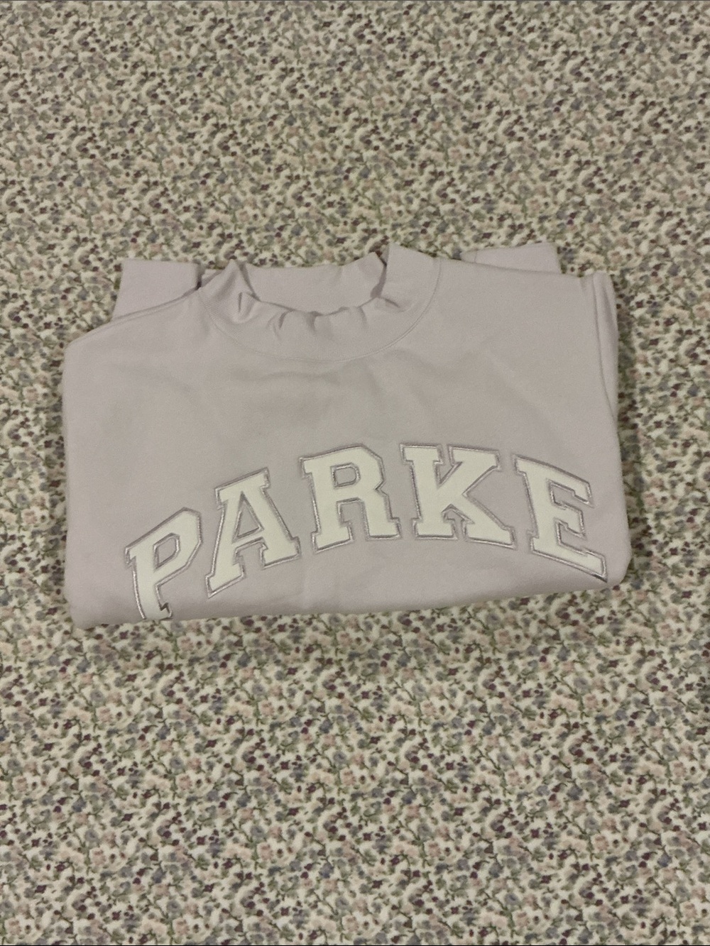 Parke Lilac Mockneck Sweatshirt - Relaxed Fit XXL - Picture 4 of 8